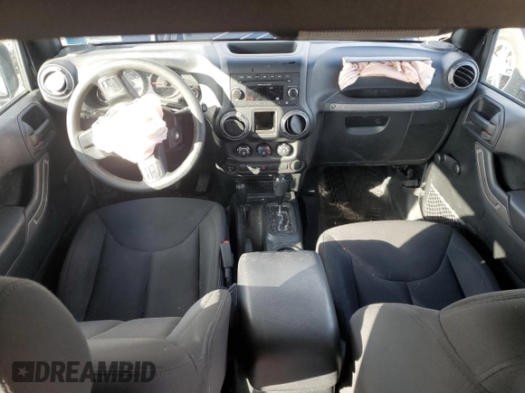 2018 Jeep Wrangler JK Unlimited Sport S with VIN 1C4BJWDGXJL828251, listed as a Copart auction lot 43981225 with 0 mi miles and Salvage Title. Bid and sale history available at carsss.com. Image 8.