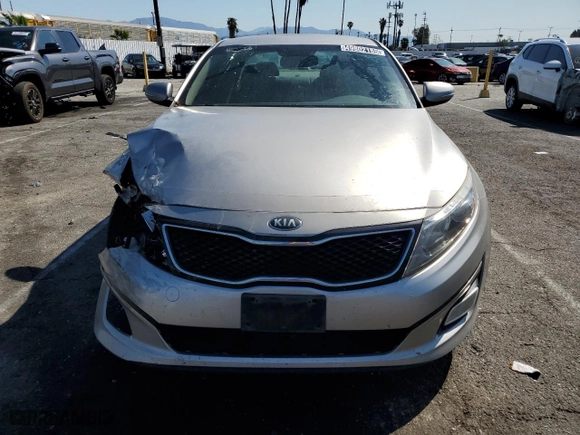 2014 Kia Optima LX with VIN KNAGM4A74E5476751, listed as a Copart auction lot 49802185 with 0 mi miles and Clean Title. Bid and sale history available at carsss.com. Image 5.