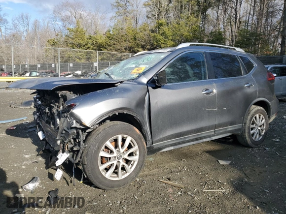2018 Nissan Rogue S with VIN KNMAT2MT8JP536117, listed as a Copart auction lot 45811305 with 83,575 mi miles and Salvage Title. Bid and sale history available at carsss.com. Image 1.
