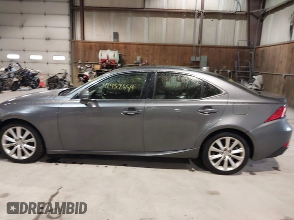 2015 Lexus IS 250 with VIN JTHCF1D21F5025433, listed as a IAAI auction lot 41458654 with 61,028 mi miles and . Bid and sale history available at DreamBid. Image 14.