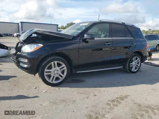 2015 Mercedes-Benz M-Class ML 350 with VIN 4JGDA5JB0FA610894, listed as a Copart auction lot 73530834 with 75,848 mi miles and Salvage Title. Bid and sale history available at carsss.com. Image 1.