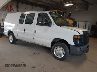 2012 Ford Econoline Cargo Commercial with VIN 1FTNE1EW1CDA97975, listed as a IAAI auction lot 41552574 with 54,665 mi miles and . Bid and sale history available at carsss.com. Image 1.