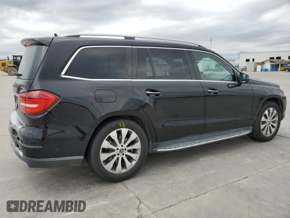 2017 Mercedes-Benz GLS 450 with VIN 4JGDF6EE6HA987647, listed as a Copart auction lot 53255364 with 73,641 mi miles and Salvage Title. Bid and sale history available at DreamBid. Image 3.