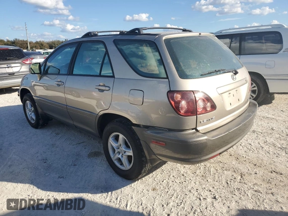 2000 Lexus RX 300 with VIN JT6HF10U7Y0105891, listed as a Copart auction lot 74703174 with 0 mi miles and Non Repairable. Bid and sale history available at carsss.com. Image 2.