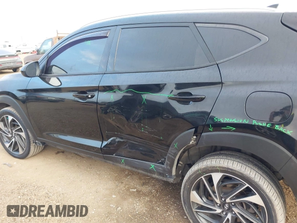 2020 Hyundai Tucson Ultimate z VIN KM8J33AL3LU114220, wystawiony jako IAAI lot #41219115 z przebiegiem 100 361 mil mil oraz . Historia ofert i sprzedaży dostępna na DreamBid. Obrazek 6.