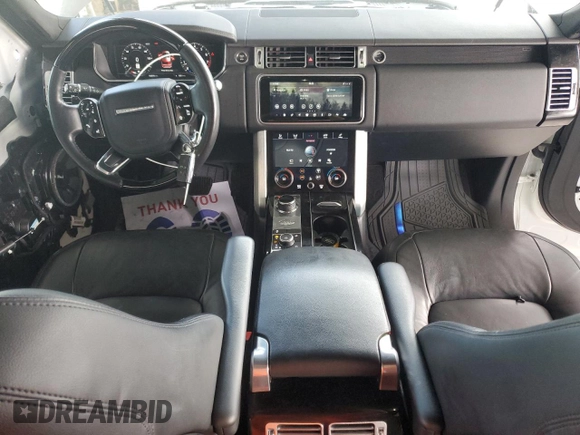 2020 Land Rover Range Rover with VIN SALGR2SU0LA570488, listed as a Copart auction lot 73030624 with 42,616 mi miles and Salvage title. Bid and sale history available at DreamBid. Image 8.