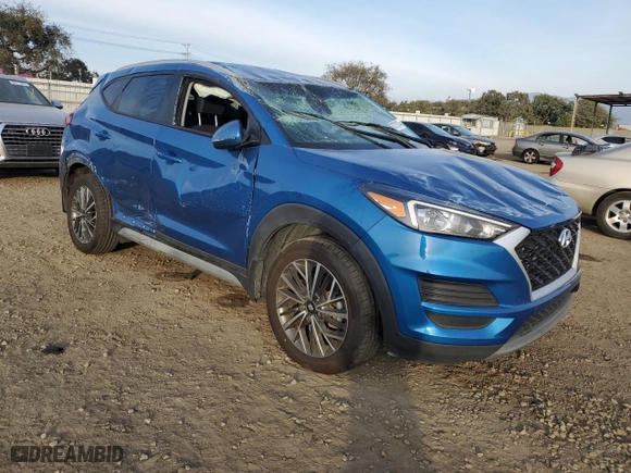2021 Hyundai Tucson Limited with VIN KM8J33AL4MU356421, listed as a Copart auction lot 87273174 with 33,647 mi miles and Salvage Title. Bid and sale history available at carsss.com. Image 4.
