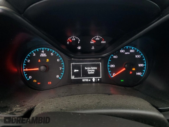 2019 Chevrolet Colorado 2WD Work Truck z VIN 1GCGSBEN4K1279863, wystawiony jako Copart lot #49183645 z przebiegiem 92 728 mil mil oraz Szkoda całkowita • Salvage title. Historia ofert i sprzedaży dostępna na DreamBid. Obrazek 9.