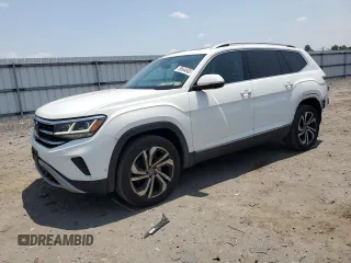 2021 Volkswagen Atlas SEL Premium with VIN 1V2TR2CA9MC505489, listed as a Copart auction lot 59564505 with 95,020 mi miles and Salvage title. Bid and sale history available at DreamBid. Image 1.
