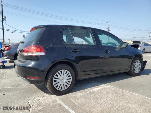 2010 Volkswagen Golf with VIN WVWDB7AJ4AW307245, listed as a Copart auction lot 75751764 with 114,569 mi miles and Salvage Title. Bid and sale history available at carsss.com. Image 3.