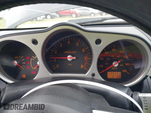 2004 Nissan 350Z Touring with VIN JN1AZ36A44T011330, listed as a IAAI auction lot 41925648 with 139,353 mi miles. Bid and sale history available at carsss.com. Image 7.