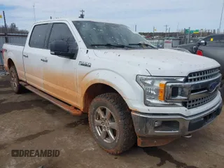 2019 Ford F-150 XL with VIN 1FTFW1E43KKE83114, listed as a IAAI auction lot 41578331 with 227,050 mi miles. Bid and sale history available at carsss.com. Image 1.