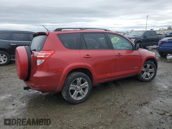2012 Toyota RAV4 Sport with VIN 2T3WK4DV2CW017111, listed as a Copart auction lot 43661105 with 89,536 mi miles and Salvage Title. Bid and sale history available at carsss.com. Image 3.