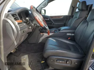 2017 Lexus LX with VIN JTJHY7AX9H4232274, listed as a Copart auction lot 75813464 with 51,256 mi miles and Salvage Title. Bid and sale history available at carsss.com. Image 7.