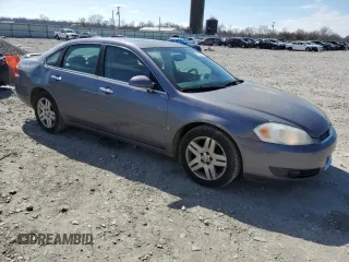 2007 Chevrolet Impala LTZ with VIN 2G1WU58R479120598, listed as a Copart auction lot 46327635 with 149,268 mi miles and Salvage Title. Bid and sale history available at DreamBid. Image 4.