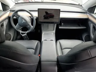 2023 Tesla Model Y Long Range with VIN 7SAYGDEE3PF646125, listed as a Copart auction lot 53510775 with 45,019 mi miles and Salvage Title. Bid and sale history available at carsss.com. Image 8.