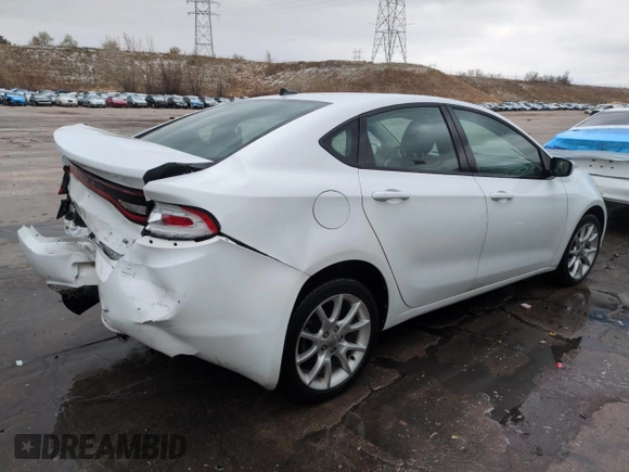 2013 Dodge Dart SXT with VIN 1C3CDFBAXDD153224, listed as a Copart auction lot 51930975 with 65,791 mi miles and Salvage Title. Bid and sale history available at carsss.com. Image 3.