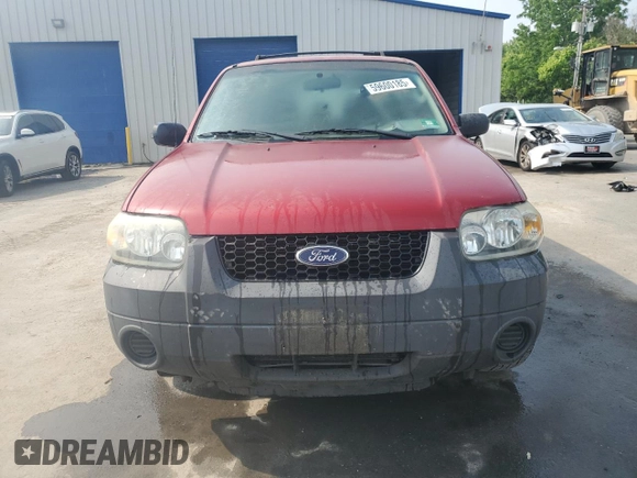 2007 Ford Escape XLS with VIN 1FMYU92ZX7KB69167, listed as a Copart auction lot 59600185 with 162,442 mi miles and Salvage title. Bid and sale history available at DreamBid. Image 5.
