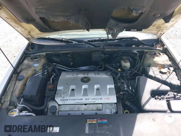 2000 Cadillac Seville Touring STS z VIN 1G6KY5495YU145937, wystawiony jako IAAI lot #42330143 z przebiegiem 217 894 mil mil oraz . Historia ofert i sprzedaży dostępna na DreamBid. Obrazek 10.