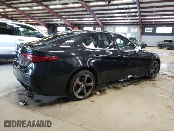 2017 Alfa Romeo Giulia with VIN ZARFAEDN0H7555470, listed as a Copart auction lot 43903823 with 99,753 mi miles. Bid and sale history available at carsss.com. Image 3.