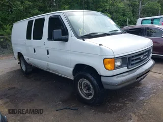 2007 Ford Econoline Cargo Commercial with VIN 1FTNE24L87DA53023, listed as a IAAI auction lot 42457310 with Not provided miles and . Bid and sale history available at DreamBid. Image 1.