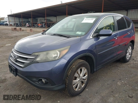 2013 Honda CR-V EX with VIN 2HKRM4H56DH634795, listed as a IAAI auction lot 41996408 with 233,756 mi miles and . Bid and sale history available at carsss.com. Image 2.