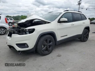 2019 Jeep Cherokee Latitude Plus z VIN 1C4PJLLB4KD455813, wystawiony jako Copart lot #54932845 z przebiegiem 136 510 mil mil oraz Szkoda całkowita • Salvage title. Historia ofert i sprzedaży dostępna na DreamBid. Obrazek 1.