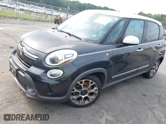 2014 FIAT 500L Trekking with VIN ZFBCFADH5EZ018176, listed as a IAAI auction lot 42680958 with 106,806 mi miles and . Bid and sale history available at DreamBid. Image 17.