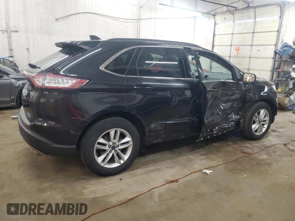 2015 Ford Edge SEL with VIN 2FMTK4J92FBC24398, listed as a Copart auction lot 46576435 with 71,763 mi miles and Salvage Title. Bid and sale history available at carsss.com. Image 3.