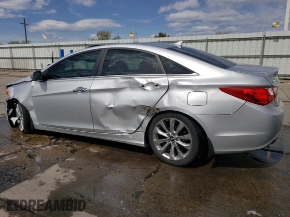 2013 Hyundai Sonata Limited with VIN 5NPEC4AC8DH591247, listed as a Copart auction lot 52420295 with 129,182 mi miles and Salvage Title. Bid and sale history available at carsss.com. Image 2.