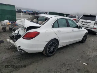 2021 Mercedes-Benz C 300 with VIN W1KWF8DB0MR645662, listed as a Copart auction lot 86515424 with 59,855 mi miles and Salvage Title. Bid and sale history available at carsss.com. Image 3.