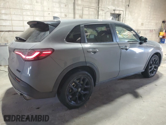 2024 Honda HR-V Sport with VIN 3CZRZ2H57RM751187, listed as a Copart auction lot 46544085 with 15,500 mi miles and Salvage Title. Bid and sale history available at DreamBid. Image 3.