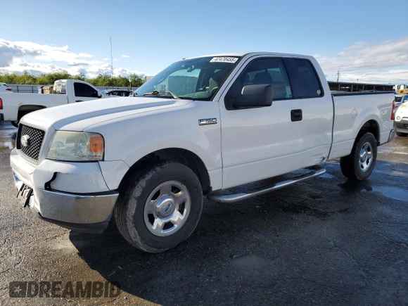 2006 Ford F-150 XL with VIN 1FTPX12V36NB64055, listed as a Copart auction lot 47470455 with 155,187 mi miles and Salvage Title. Bid and sale history available at carsss.com. Image 1.