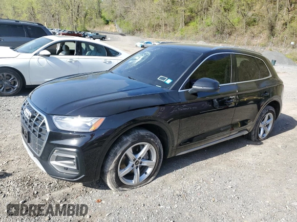 2023 Audi Q5 Premium with VIN WA1ABAFY9P2039132, listed as a Copart auction lot 54723375 with 83,135 mi miles and Salvage title. Bid and sale history available at DreamBid. Image 1.