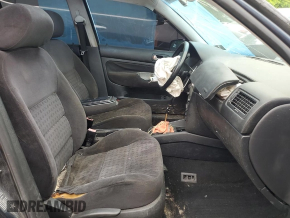 2005 Volkswagen Jetta GLS with VIN WVWSR61J65W050088, listed as a Copart auction lot 59547125 with Not provided miles and Salvage title. Bid and sale history available at DreamBid. Image 7.