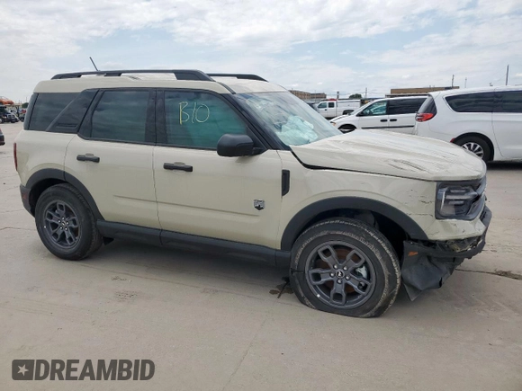 2024 Ford Bronco Sport Big Bend z VIN 3FMCR9B66RRF55410, wystawiony jako Copart lot #57873135 z przebiegiem 535 mil mil oraz Szkoda całkowita • Salvage title. Historia ofert i sprzedaży dostępna na DreamBid. Obrazek 4.