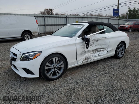 2021 Mercedes-Benz C 300 with VIN W1KWK8EB4MG058628, listed as a Copart auction lot 79281414 with 113,078 mi miles and Salvage Title. Bid and sale history available at DreamBid. Image 1.