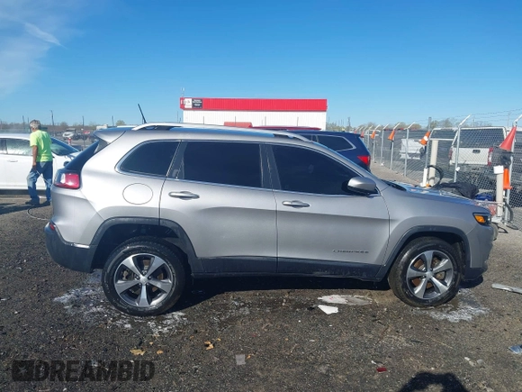 2020 Jeep Cherokee Limited with VIN 1C4PJMDX5LD624643, listed as a IAAI auction lot 41850663 with 89,947 mi miles and . Bid and sale history available at DreamBid. Image 13.