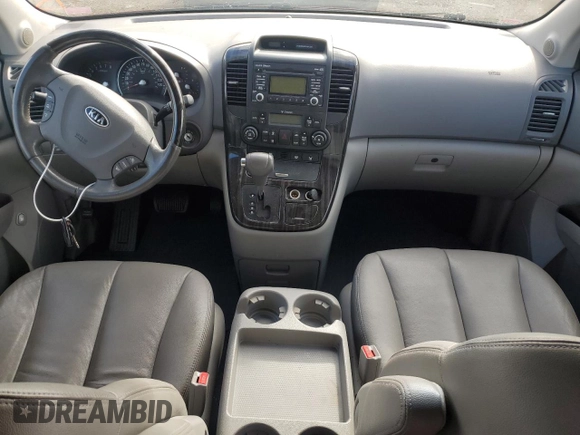2012 Kia Sedona EX with VIN KNDMH4C74C6497419, listed as a Copart auction lot 72339504 with 142,115 mi miles and Salvage Title. Bid and sale history available at carsss.com. Image 8.