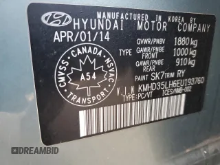 2014 Hyundai Elantra GT GLS with VIN KMHD35LH6EU193760, listed as a Copart auction lot 73748794 with 179,422 mi miles and Clean Title. Bid and sale history available at carsss.com. Image 12.