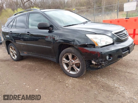 2006 Lexus RX 400h with VIN JTJHW31U362005952, listed as a IAAI auction lot 42098776 with 198,065 mi miles and . Bid and sale history available at DreamBid. Image 1.