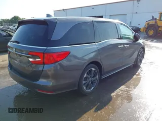 2023 Honda Odyssey Elite z VIN 5FNRL6H98PB017788, wystawiony jako IAAI lot #42312586 z przebiegiem 16 208 mil mil oraz . Historia ofert i sprzedaży dostępna na DreamBid. Obrazek 4.