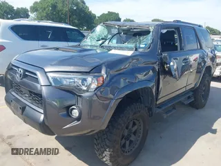 2021 Toyota 4Runner TRD Off Road Premium with VIN JTERU5JRXM5970786, listed as a IAAI auction lot 42249655 with 49,873 mi miles and . Bid and sale history available at DreamBid. Image 2.