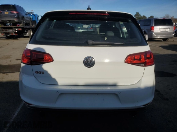 2015 Volkswagen Golf GTI Autobahn w/Performance Pkg with VIN 3VW447AU0FM098188, listed as a Copart auction lot 87077964 with 122,681 mi miles and Salvage Title. Bid and sale history available at carsss.com. Image 6.