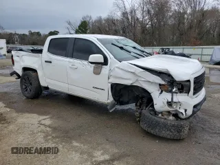 2019 GMC Canyon 4WD SLE with VIN 1GTG6CEN0K1348235, listed as a Copart auction lot 45934405 with 0 mi miles and Salvage Title. Bid and sale history available at carsss.com. Image 4.