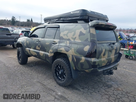 2004 Toyota 4Runner SR5 with VIN JTEBT14R648014227, listed as a IAAI auction lot 41582930 with 217,348 mi miles and . Bid and sale history available at DreamBid. Image 3.