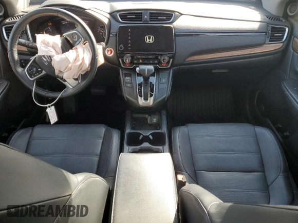 2018 Honda CR-V Touring with VIN 2HKRW2H90JH689742, listed as a Copart auction lot 51347445 with 35,333 mi miles and Salvage Title. Bid and sale history available at DreamBid. Image 8.