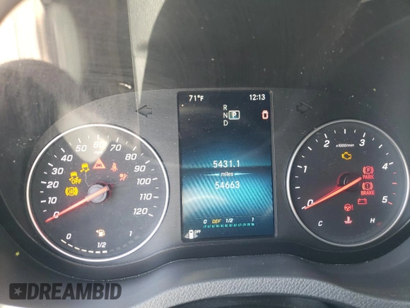 2022 Mercedes-Benz Sprinter with VIN W1Y8EB3Y6NT093478, listed as a Copart auction lot 55573435 with 54,663 mi miles and Salvage Title. Bid and sale history available at DreamBid. Image 9.