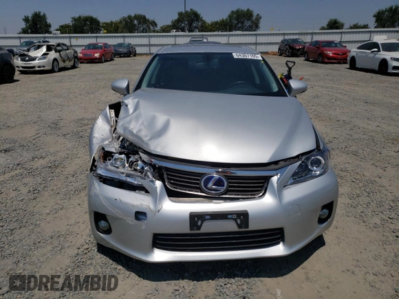 2012 Lexus CT 200h with VIN JTHKD5BH8C2095881, listed as a Copart auction lot 64307165 with 164,999 mi miles and Salvage title. Bid and sale history available at DreamBid. Image 5.