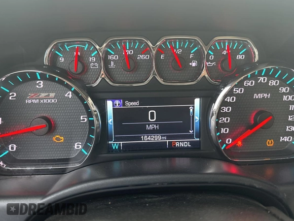 2018 Chevrolet Silverado 1500 LT with VIN 3GCUKREC0JG399301, listed as a Copart auction lot 53949965 with 164,299 mi miles and Clean Title. Bid and sale history available at carsss.com. Image 8.